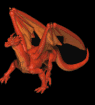 image animeé dragon rouge